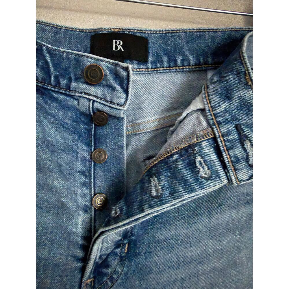 Banana Republic Women’s Baggy Cropped Jeans Button Fly Petite 30 - Picture 3 of 6